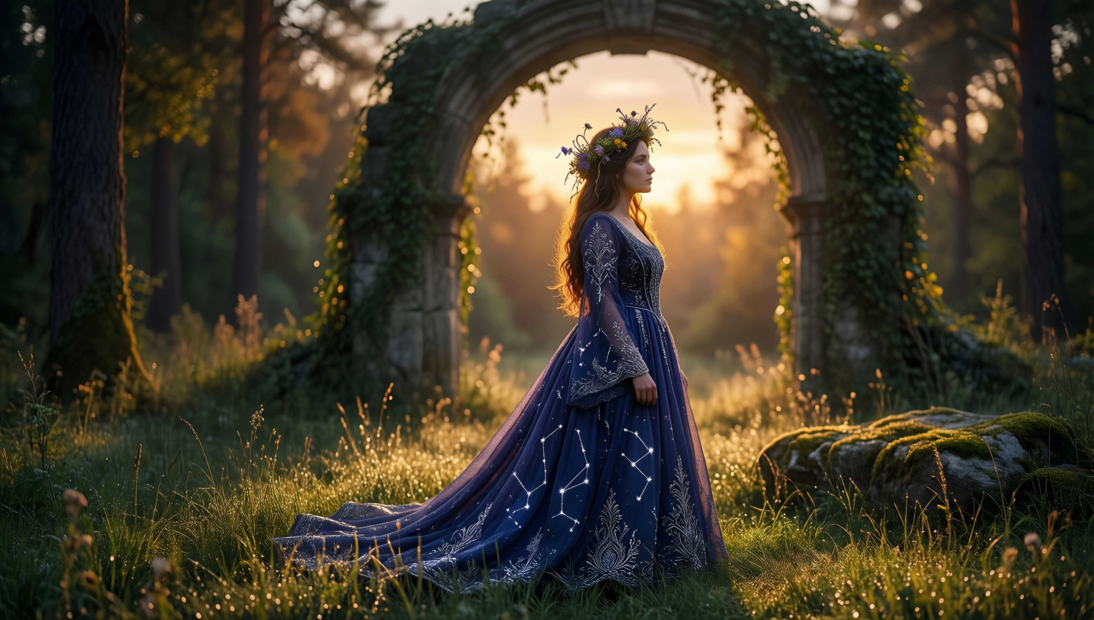 Enchanted Forest Guardian 2 - AI generated wallpaper