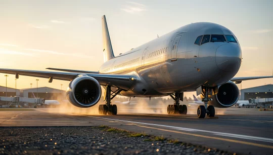 Sunset Flight Takeoff