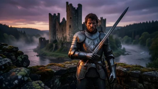 Majestic Knight at Dawn