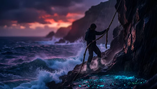Mystic Climb in the Storm