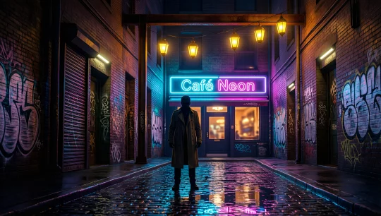 Neon Alley Cafe