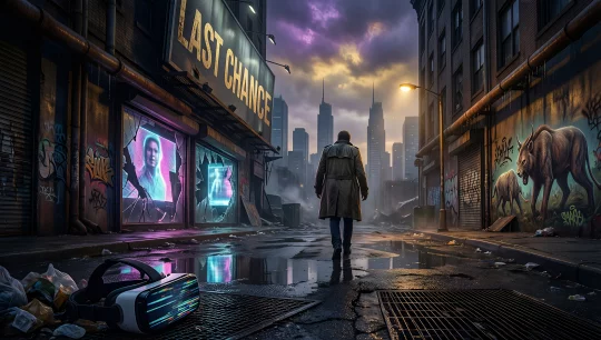 Cyberpunk Urban Landscape
