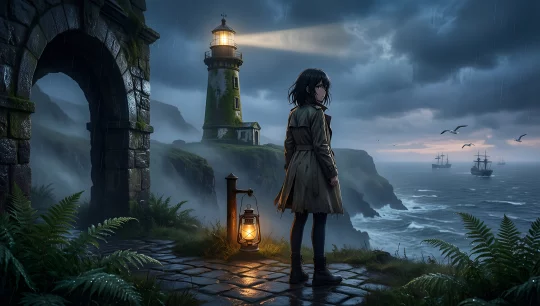 Mystic Lighthouse Guardian