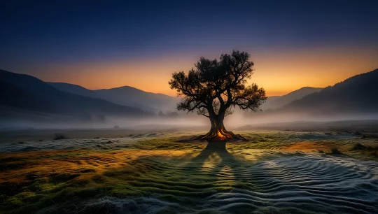 Mystic Tree at Dawn