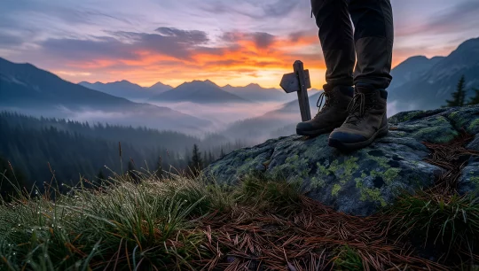 Mountain Summit Sunset
