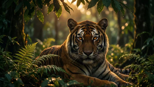 Tiger in the Jungle